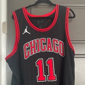 Jordan Black and Red Chicago Jersey